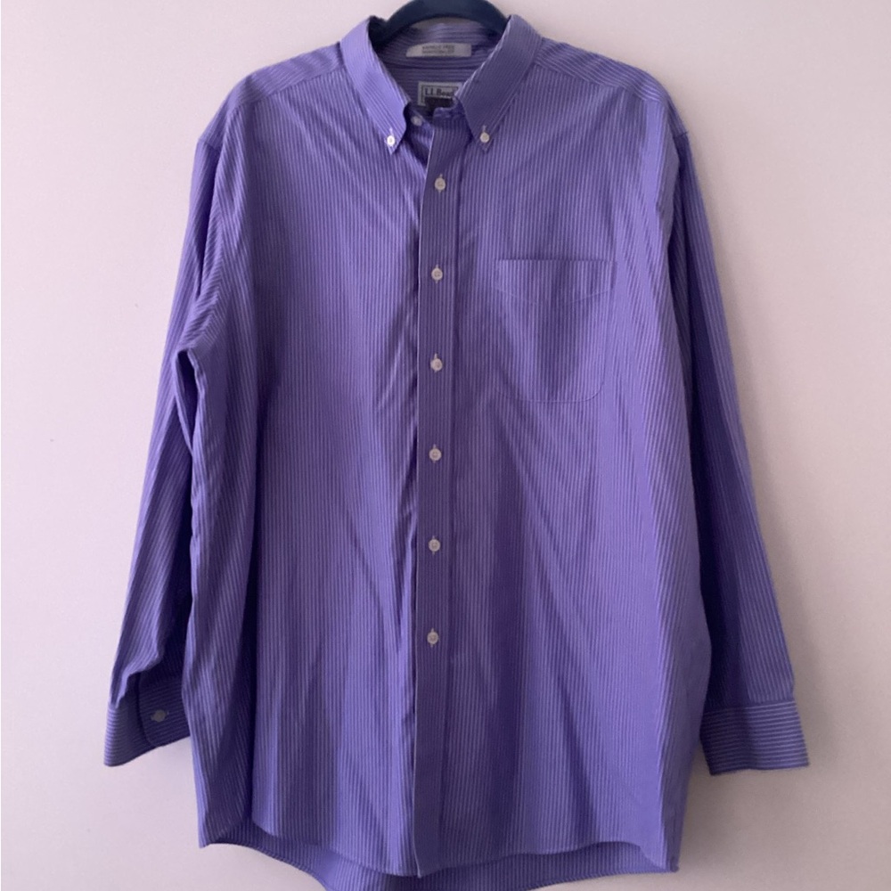 LL BEAN Wrinkle Free Button up